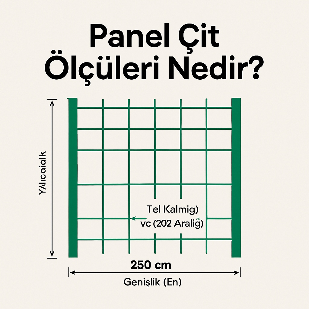Panel Çit Ölçüleri Nedir? Detaylı Kılavuz